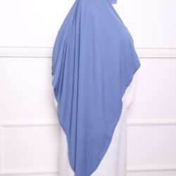 xkhimar soie de medine khimar long soie de medine khimar pas cher voile pas cher mon hijab pas cher bleu
